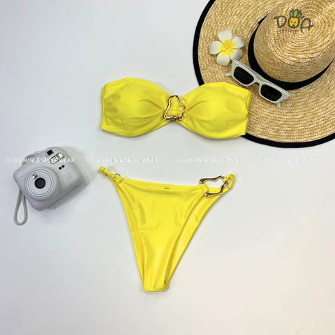 Luxe Aura Bikini | Đồ bơi nữ hai mảnh phối khoen cao cấp sang trọng | DỨA BIKINI & SPORTWEAR