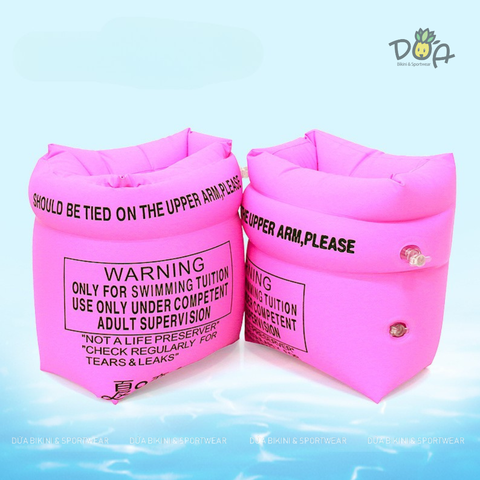 Phao Tay Tập Bơi Trẻ Em Người Lớn - Phao Bơi Tay An Toàn, Chất Liệu PVC Dày, Dễ Bơm Hơi PK084