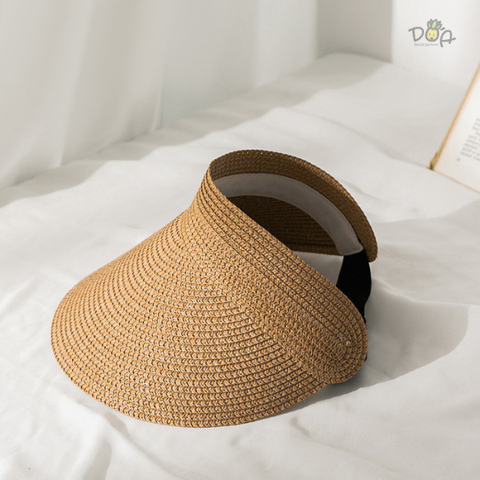 Nón nữa đầu dây điều chỉnh đi biển chống nắng