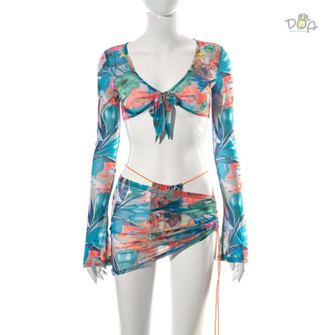 Đồ bơi nữ ba mảnh đi biển | DỨA BIKINI & SPORTWEAR
