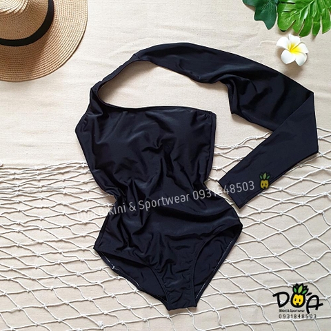 Đồ bơi nữ liền thân màu den | DỨA BIKINI & SPORTWEAR