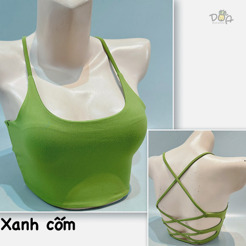 Bra dây đan lưng nhiều màu ( màu đợt 1123)