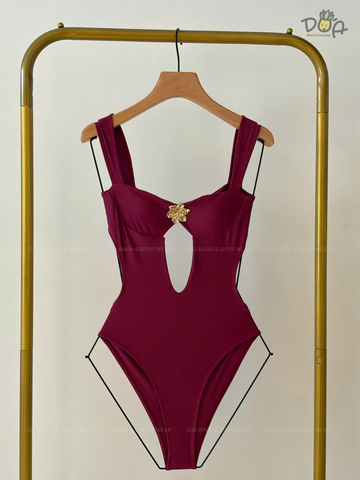 FLORIS BIKINI  | Đồ Bơi Nữ Một Mảnh Phối Khoen Hoa| Dứa Bikini & Sportwear