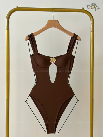FLORIS BIKINI  | Đồ Bơi Nữ Một Mảnh Phối Khoen Hoa| Dứa Bikini & Sportwear