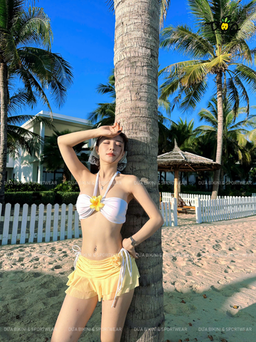 SUNKISS SKIRT - Chân váy nữ dáng ngắn đi biển nhẹ nhàng xinh xắn  | DỨA BIKINI & SPORTWEAR