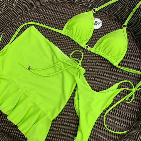 Mei Bikini Set | Đồ bơi nữ hai mảnh cạp thấp quần nhún hack dáng kèm chân váy | DỨA BIKINI & SPORTWEAR