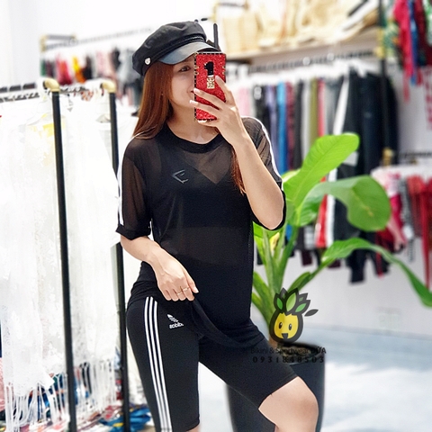 Áo lưới thể thao tay ngắn