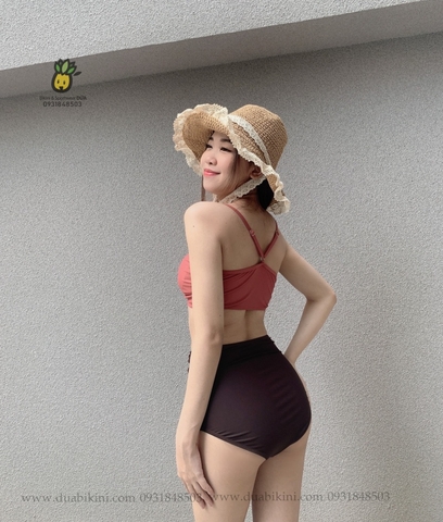 Bikini 2 mảnh cạp cao dây v lưng