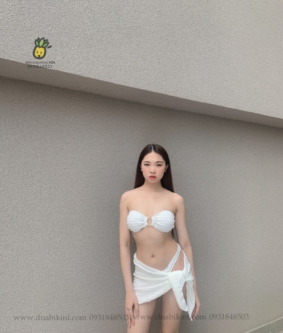 Bikini 3 mảnh khoen ngọc