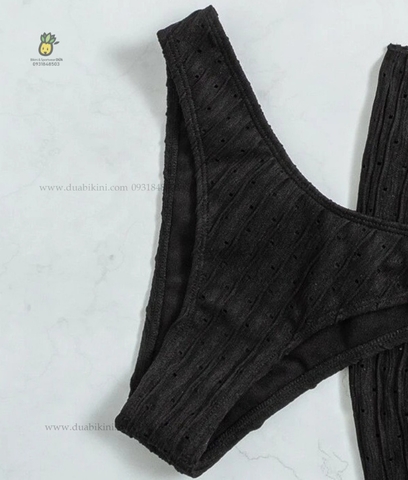 Donna Bikini Set | Đồ bơi nữ ba mảnh kèm khăn quấn đi biển ngọt ngào | DỨA BIKINI & SPORTWEAR