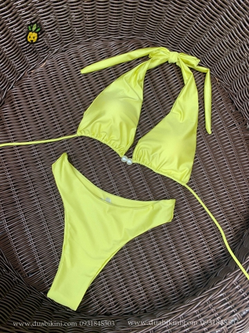 Perla Bikini Set | Đồ bơi nữ hai mảnh cạp thấp |  DỨA BIKINI & SPORTWEAR