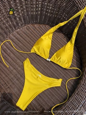 Perla Bikini Set | Đồ bơi nữ hai mảnh cạp thấp |  DỨA BIKINI & SPORTWEAR