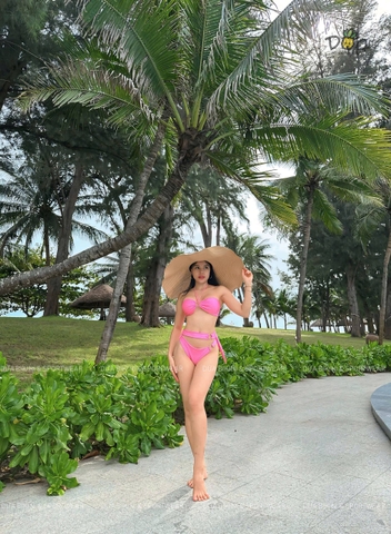 Glam Bikini Set | Đồ bơi nữ hai mảnh cạp cao phối khoen quyến rũ | DỨA BIKINI & SPORTWEAR
