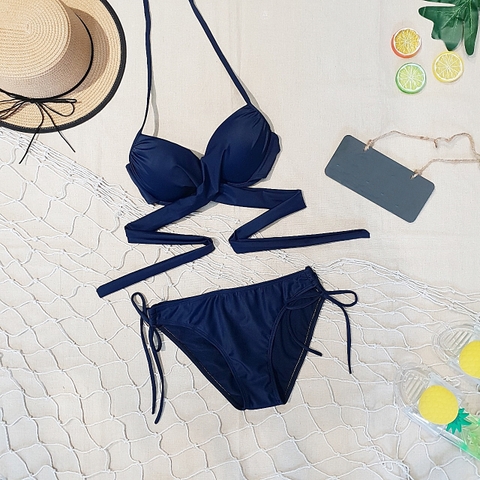 BT9 - Bikini 2 mảnh cạp thấp gọng chéo