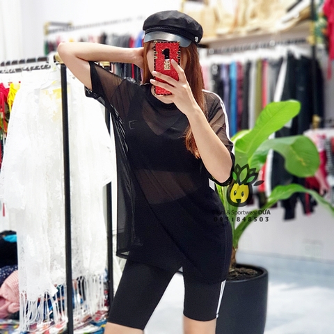 Áo lưới thể thao tay ngắn