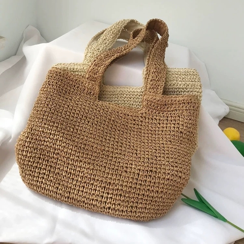 Túi Cói Vintage Đẹp – Phụ Kiện Du Lịch, Đi Biển, Đi Chơi TC0022