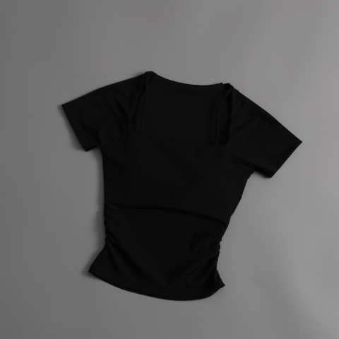 Áo Tập Tay Ngắn Có Sẵn Đệm Mút Đúc, Áo Tập Yoga, Gym, Pilates 6046 | DỨA BIKINI & SPORTWEAR
