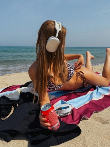 Đồ Bơi Nữ Hai Mảnh Cạp Thấp  Da Beo Phối Nâu Sexy  | DỨA BIKINI & SPORTWEAR