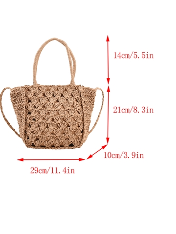 Túi cói nữ đi biển mùa hè TC050