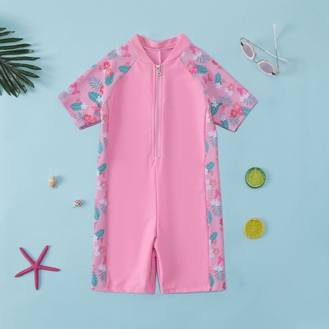 Đồ bơi liền quần cho bé gái, bé trai có dây kéo BG03