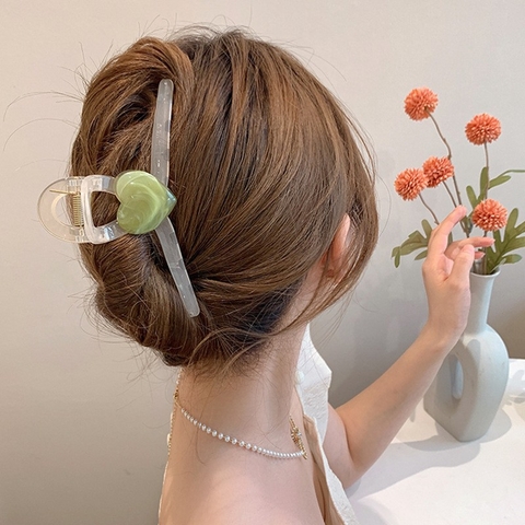 Kẹp tóc hình trái tim PK090