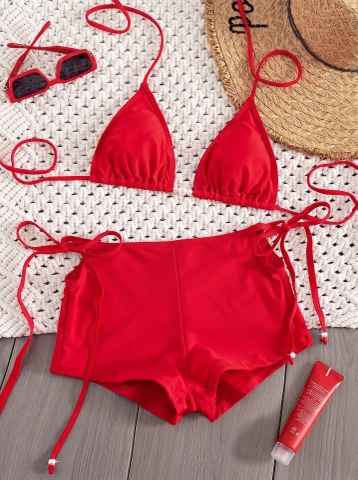 Đồ Bơi Nữ Hai Mảnh Quần Đùi Cột Dây  | DỨA BIKINI & SPORTWEAR