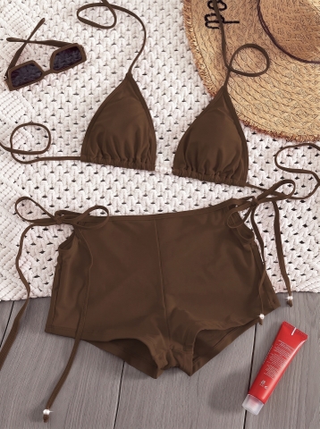 Đồ Bơi Nữ Hai Mảnh Quần Đùi Cột Dây  | DỨA BIKINI & SPORTWEAR