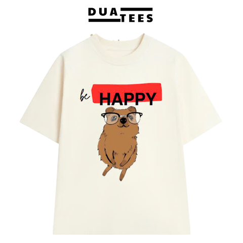 Áo Thun DUA TEES Phong Cách Streetwear Cổ Tròn 100% Cotton Unisex T-shirt Oversized - AT01