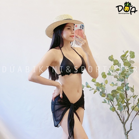 Khăn quấn ngắn bikini đi biển