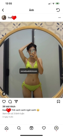 Đồ bơi nữ hai mảnh cạp thấp xanh neon | DỨA BIKINI & SPORTWEAR