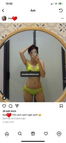 Bikini 2 mảnh basic xanh neon