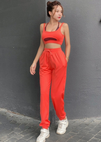 Set tập bra + quần jogger