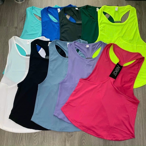 Tank top dây đen lưng nike