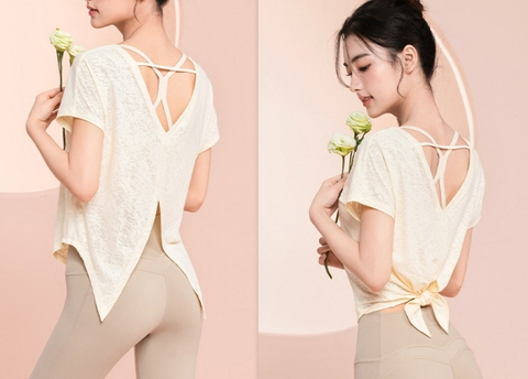 Áo tank top tay ngắn đuôi tôm