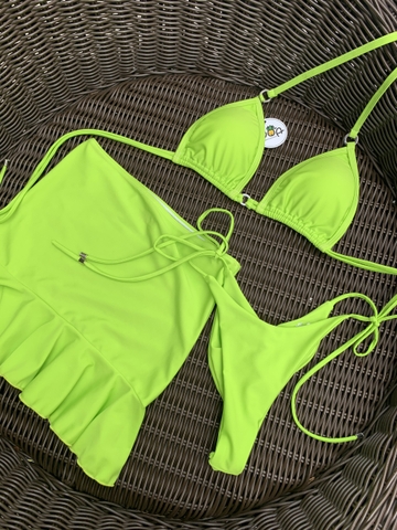 Mei Bikini Set | Đồ bơi nữ hai mảnh cạp thấp quần nhún hack dáng kèm chân váy | DỨA BIKINI & SPORTWEAR
