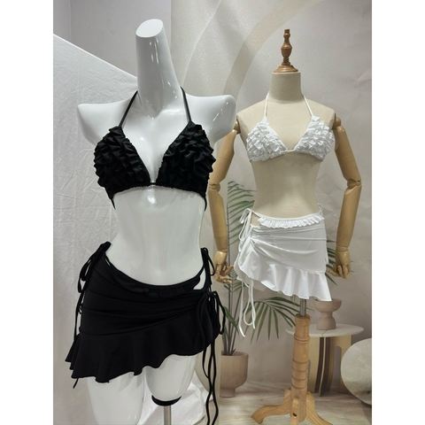 Set đi biển 3 mảnh bèo dễ thương - LIA BIKINI SET