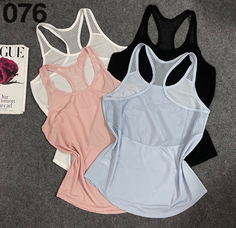 Tank Top - Áo lưới khoác ngoài đi tập cao cấp