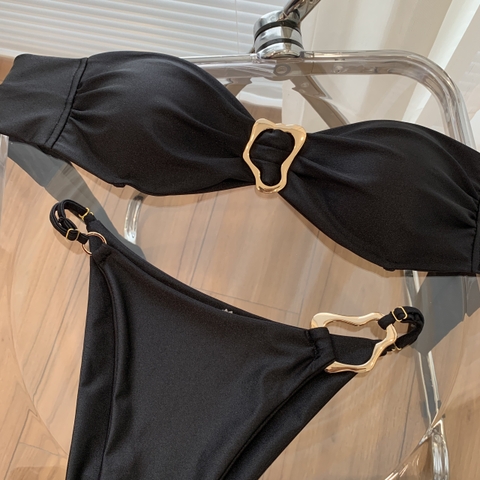 Luxe Aura Bikini | Đồ bơi nữ hai mảnh phối khoen cao cấp sang trọng | DỨA BIKINI & SPORTWEAR