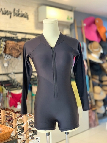 Đồ Bơi Nữ Liền Quần Tay Dài Kín Đáo - SORA BIKINI PK044  | DỨA BIKINI & SPORTWEAR