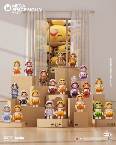 MEGA SPACE MOLLY 100% × emoji™: Chơi cùng những cảm xúc sắc màu