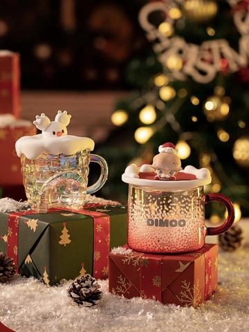 DIMOO Letters from Snowman Series-Stack Cup Gift Box