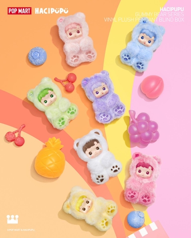 HACIPUPU Gummy Bear Series-Vinyl Plush Pendant