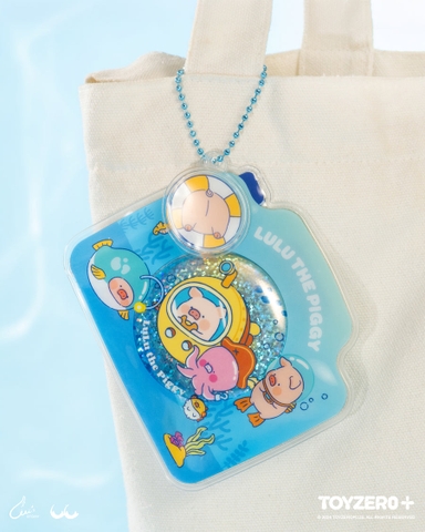 LuLu the Piggy Ocean - Badge Bag