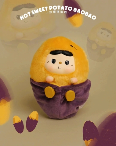BAOBAO-Warm BAOBAO Fireside Tea Party series Vinyl Plush Key Chain