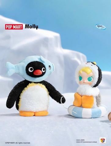 Baby Molly × PINGU Happy Fishing Series Vinyl Plush