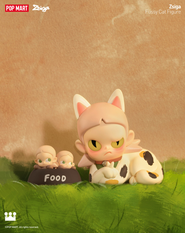 Zsiga Fussy Cat Figure