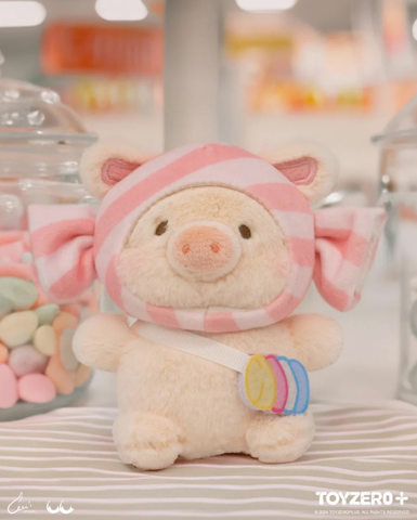 LuLu the Piggy Candy House - Candy Lu Plush Keychain