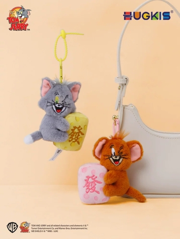 Jerry Mouse Fortune Cheese Style Plush Pendant