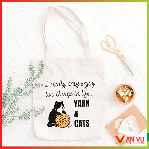 Túi vải bố cute