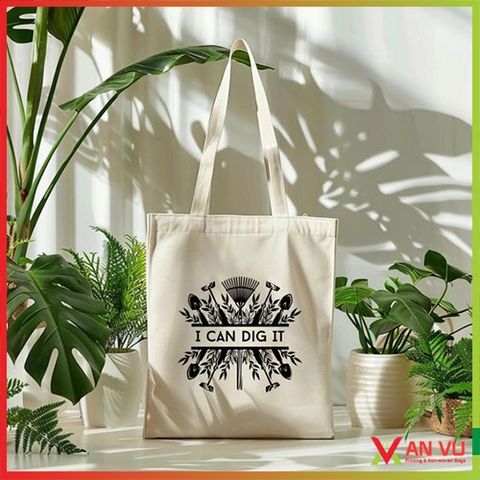 Mẫu Túi vải bố thiết kế dạng hộp